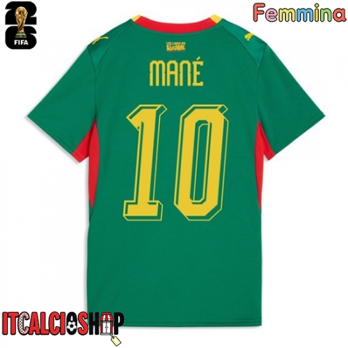 Senegal Sadio Mane #10 Seconda Maglia Femmina Mondiali 2026 Manica Corta
